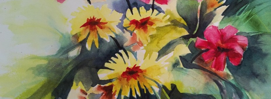 Fusia & yellow Blast